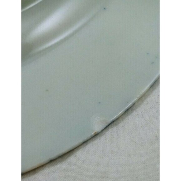 Set Of 4 Vintage Blue White Floral Crackle Glazed Ceramic Plates - Picture 6 of 10